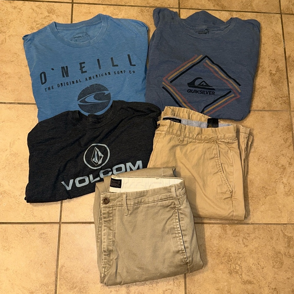 Mens Bundle Levis, Tommy Hilfiger, Volcom, Quicksilver & O’Neill